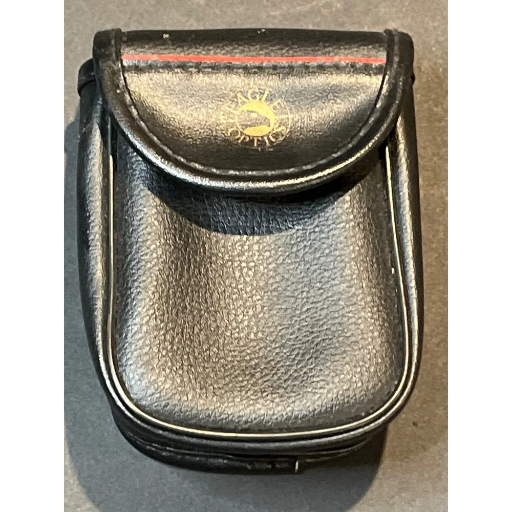Eagle Optics Black Faux Leather Binocular Case Belt Loop Pouch Small Accessory